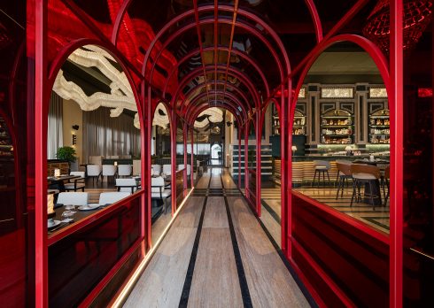 Red Restaurants Interior Design