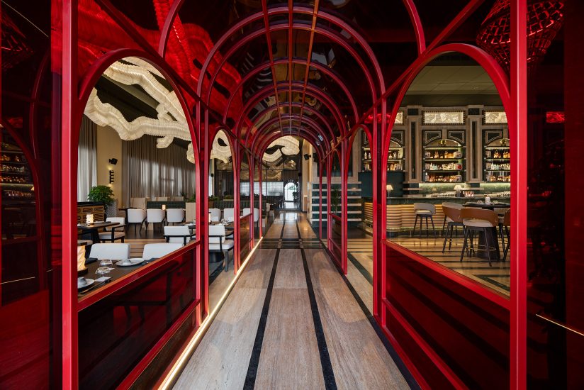 Red Restaurants Interior Design